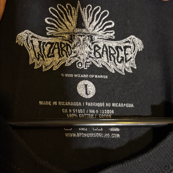 Spencer's Wizard of Barge Black Graphic Tee - Picture 4 of 5